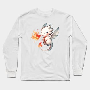 Small but Bold - The Fire-Breathing Dragon Long Sleeve T-Shirt
